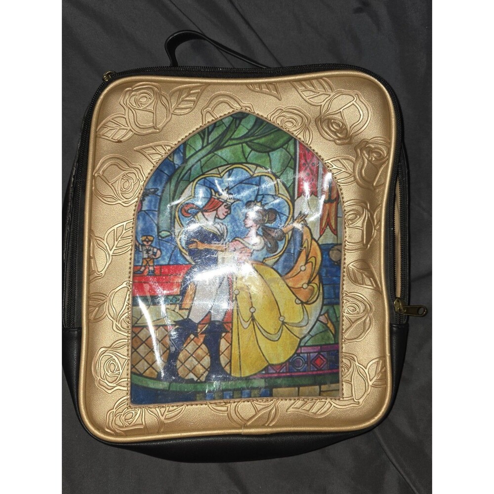 Loungefly Disney Belle Beauty and the Beast Pin Holder Case Mini Backpack!